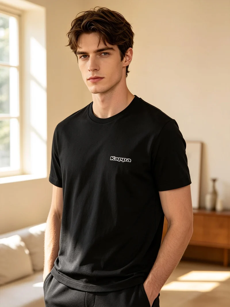 T-shirt da uomo con logo - nero