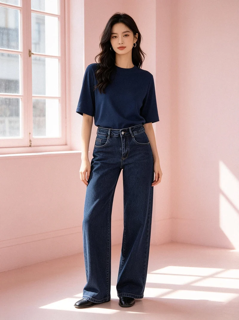 Jeans donna wide leg - jeans