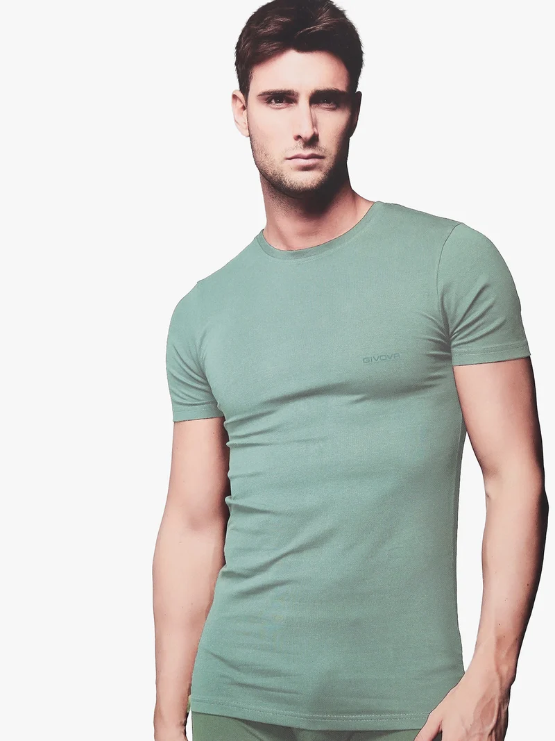 T-shirt intima manica corta uomo - verde