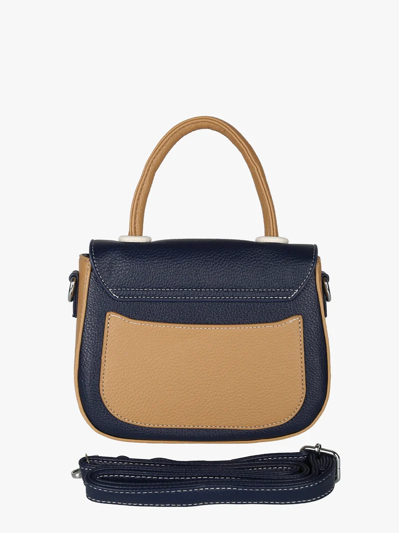 Borsa mini da donna colorata - blu scuro