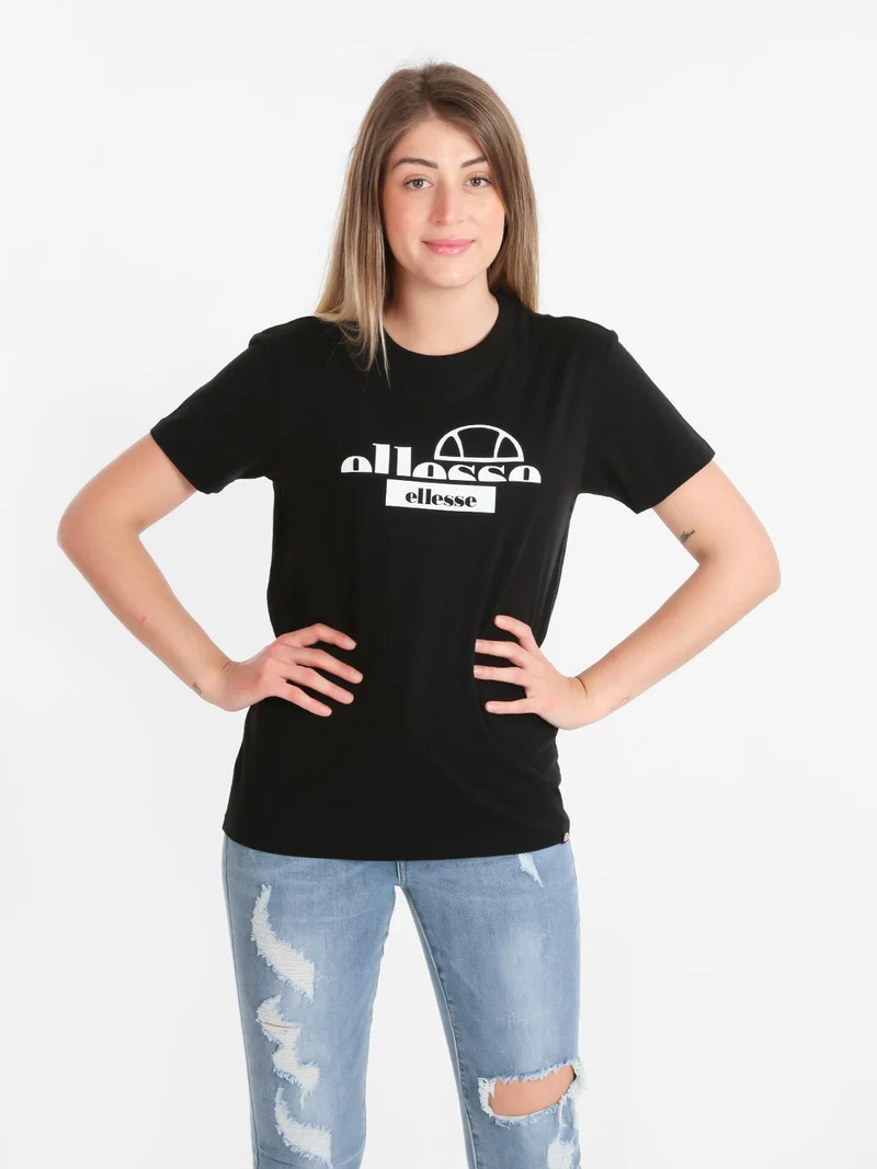 T-shirt donna logo - nero