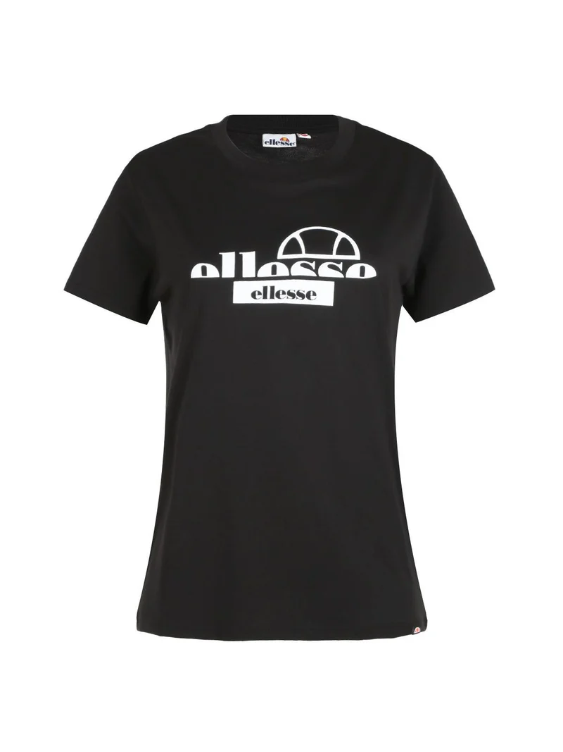 T-shirt donna logo - nero