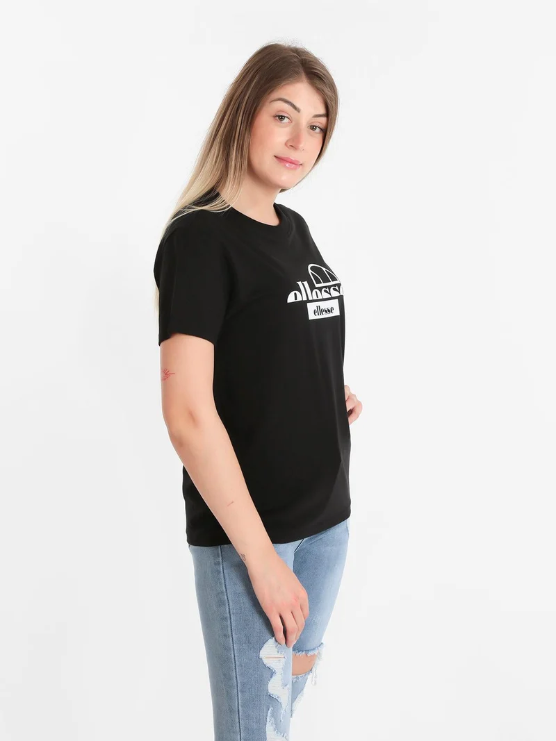 T-shirt donna logo - nero