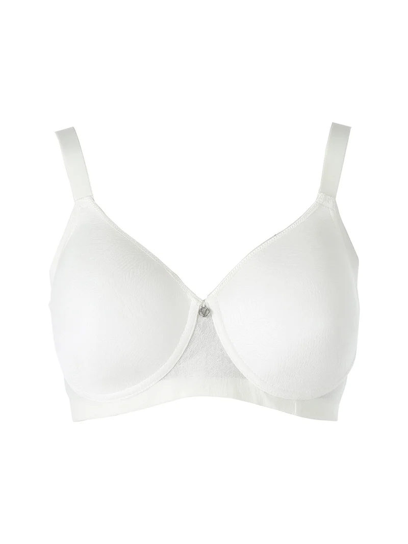 OD16 Reggiseno donna con coppe imbottite senza ferretto COPPA C - panna