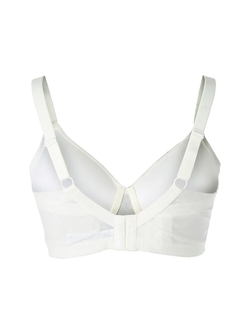 OD16 Reggiseno donna con coppe imbottite senza ferretto COPPA C - panna