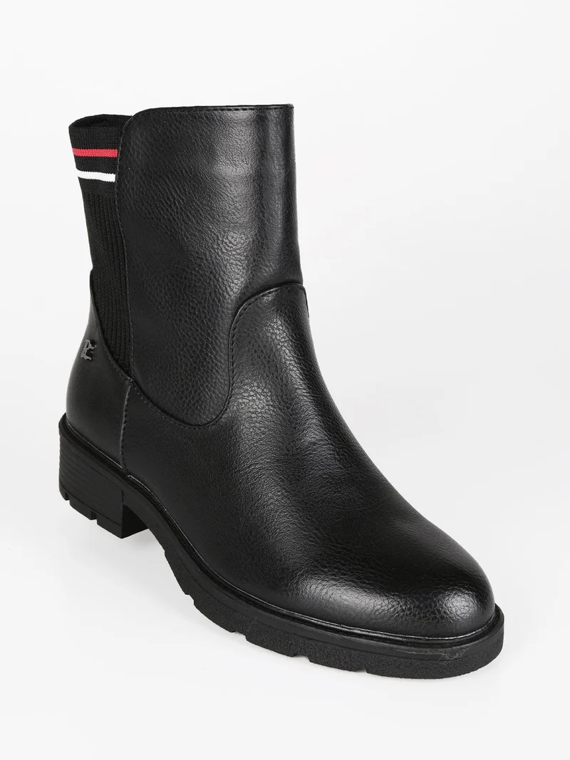 Stivaletti donna in ecopelle - nero