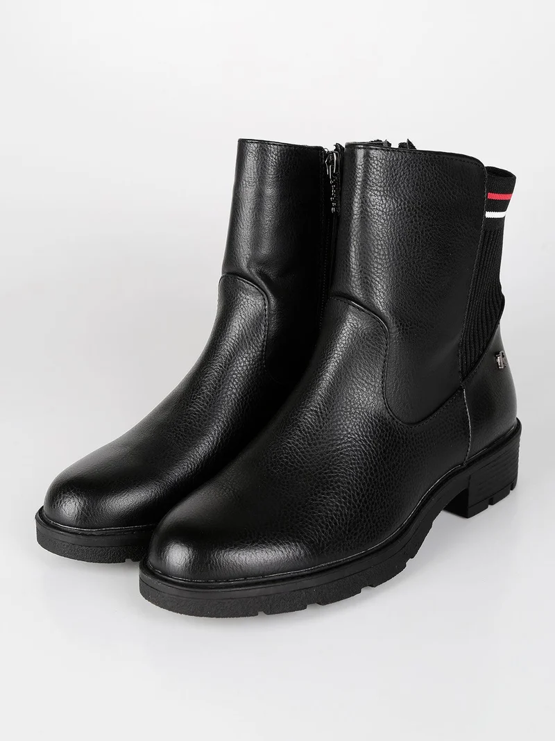 Stivaletti donna in ecopelle - nero
