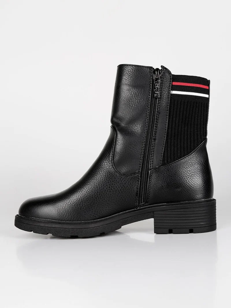 Stivaletti donna in ecopelle - nero