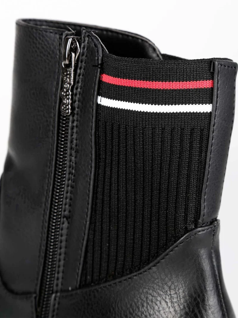 Stivaletti donna in ecopelle - nero
