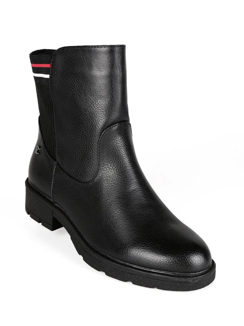 Stivaletti donna in ecopelle - nero