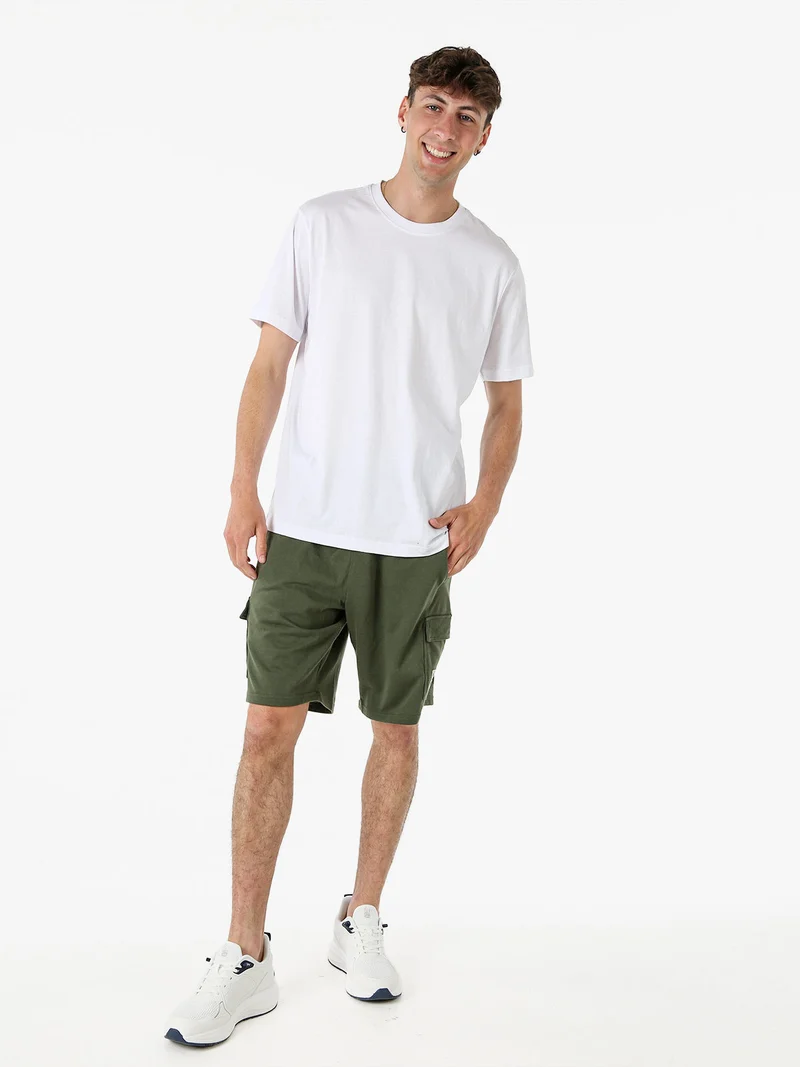 Bermuda cargo da uomo con coulisse - militare