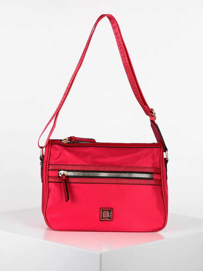 Palm Borsa a tracolla in tessuto - rosso