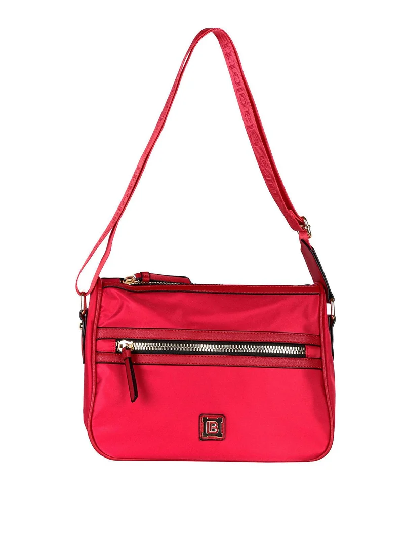 Palm Borsa a tracolla in tessuto - rosso