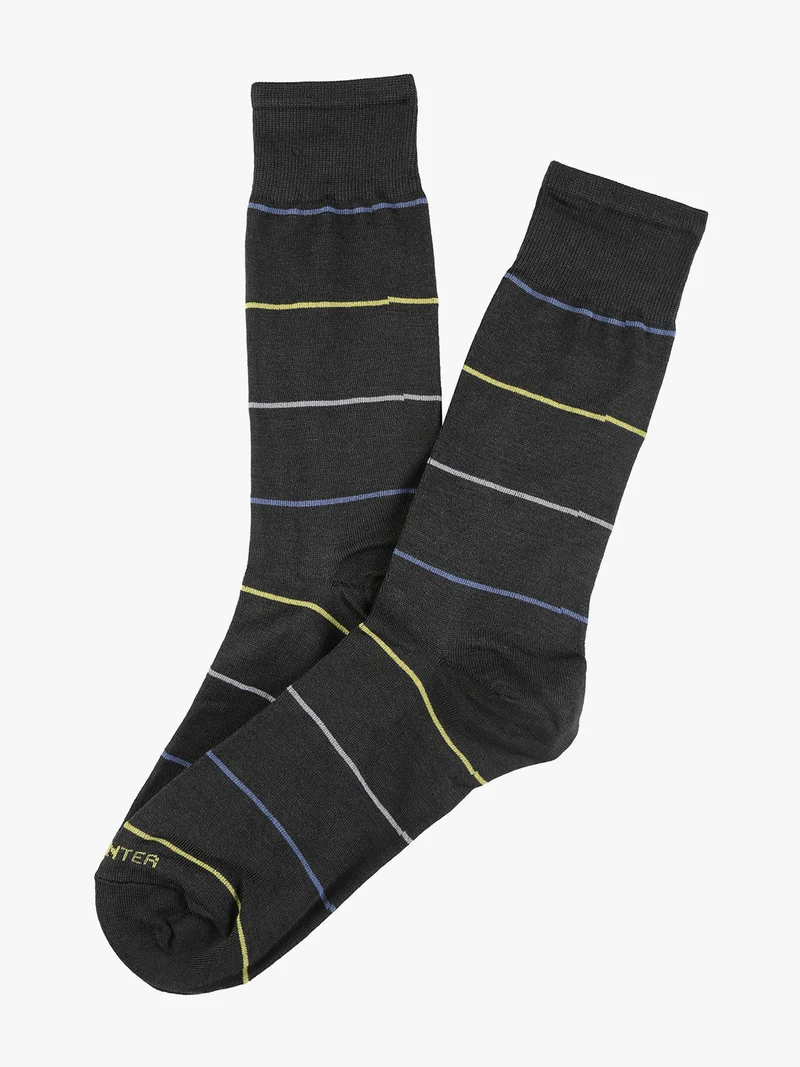 Calza corta da uomo in bamboo ecosostenibile - grigio scuro