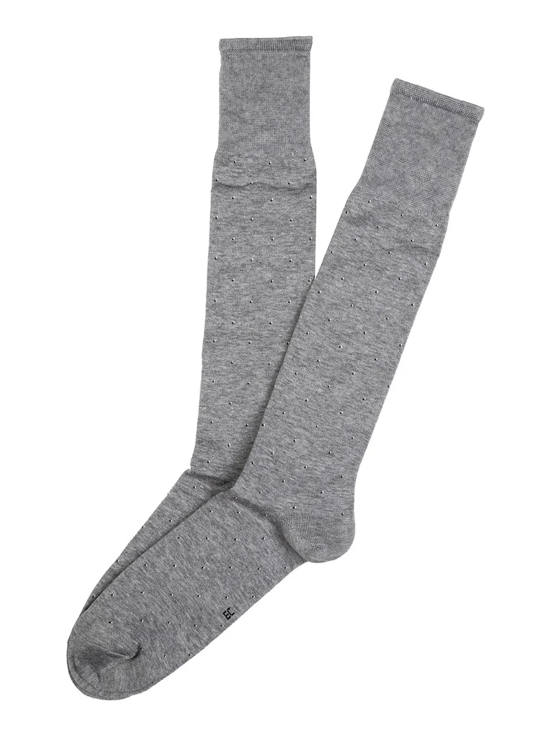 Calze lunghe da uomo in cotone mercerizzato - grigio chiaro