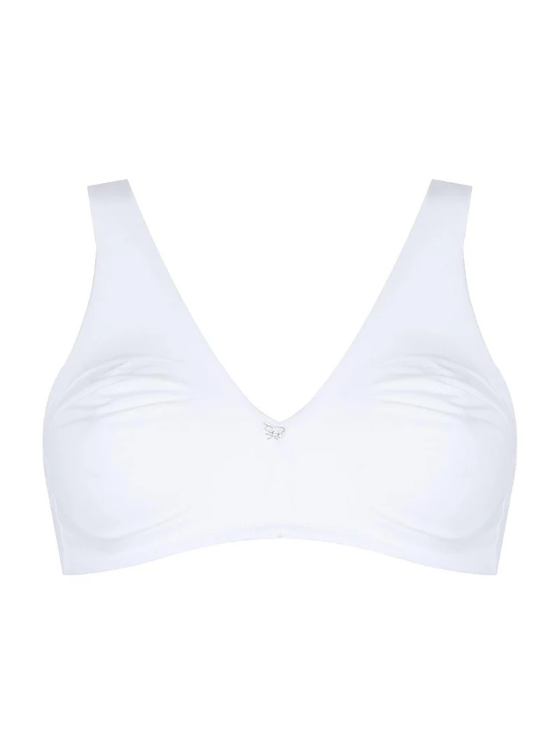 Reggiseno scollatura a V COPPA B S2267 - bianco