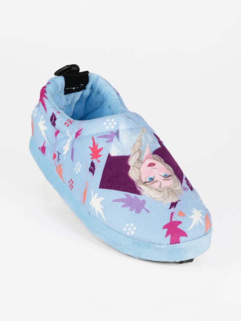 Pantofole chiuse da bambina Frozen - azzurro