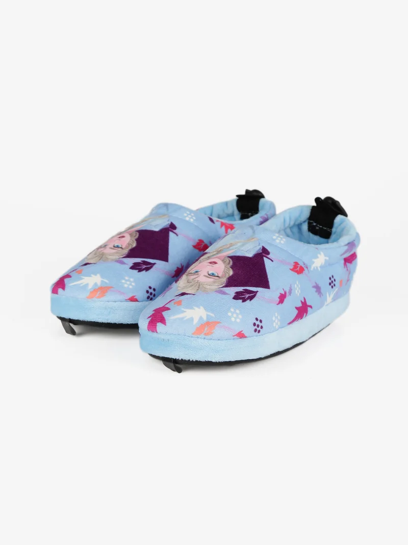 Pantofole chiuse da bambina Frozen - azzurro