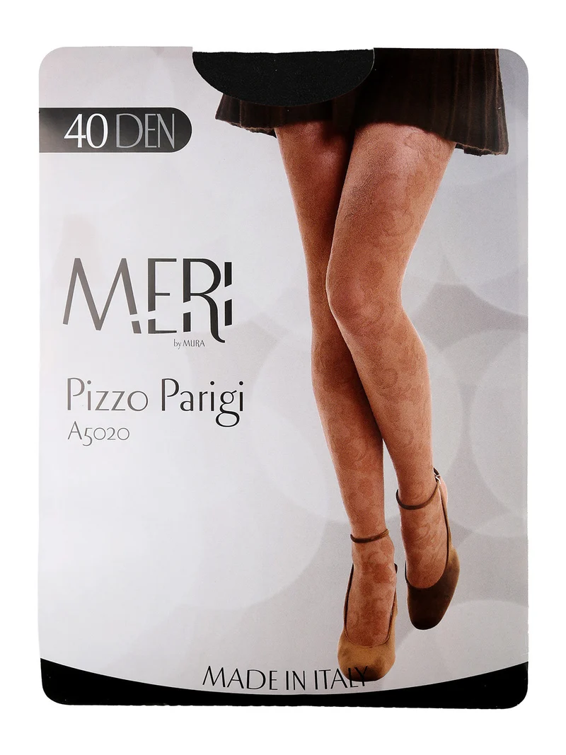 Collant donna in pizzo Parigi 40 denari - nero