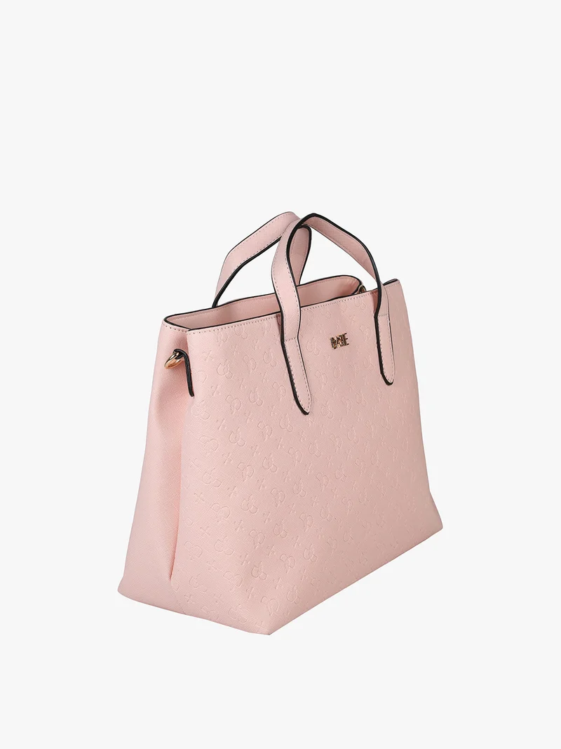 Borsa rigida da donna con stampe - rosa