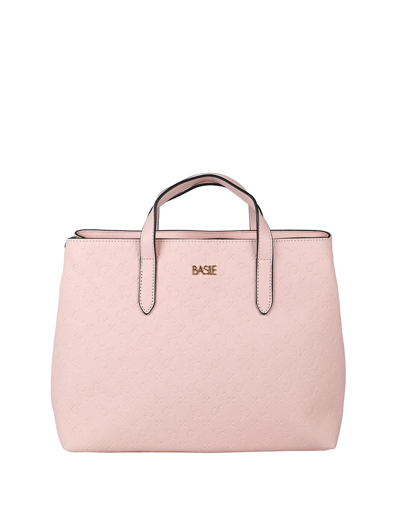 Borsa rigida da donna con stampe - rosa