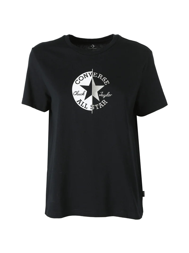 CHUCK TAYLOR T-shirt donna in cotone con logo - bianco