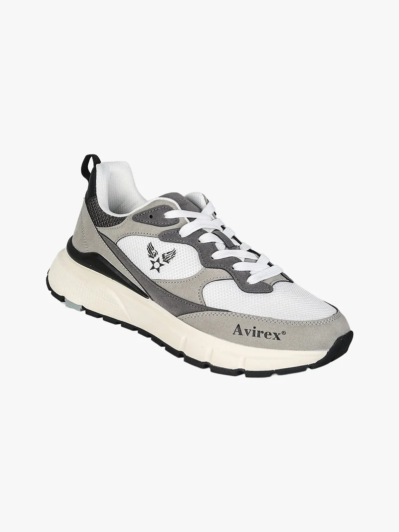 Sneakers stringate da uomo - grigio scuro