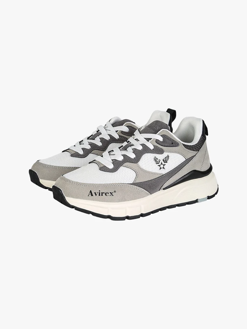 Sneakers stringate da uomo - grigio scuro