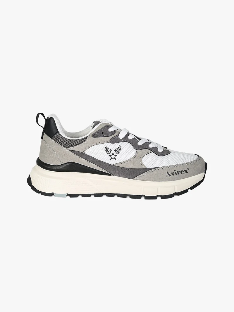 Sneakers stringate da uomo - grigio scuro