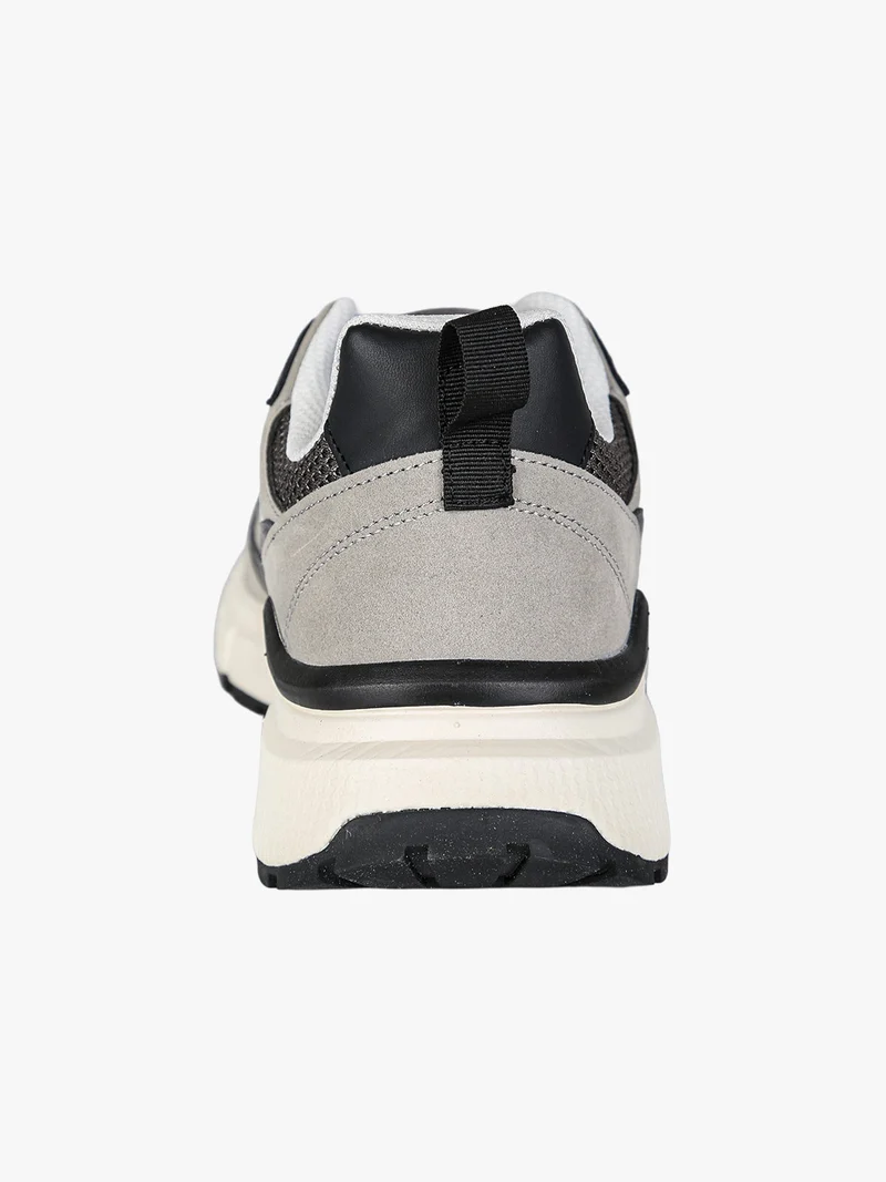 Sneakers stringate da uomo - grigio scuro