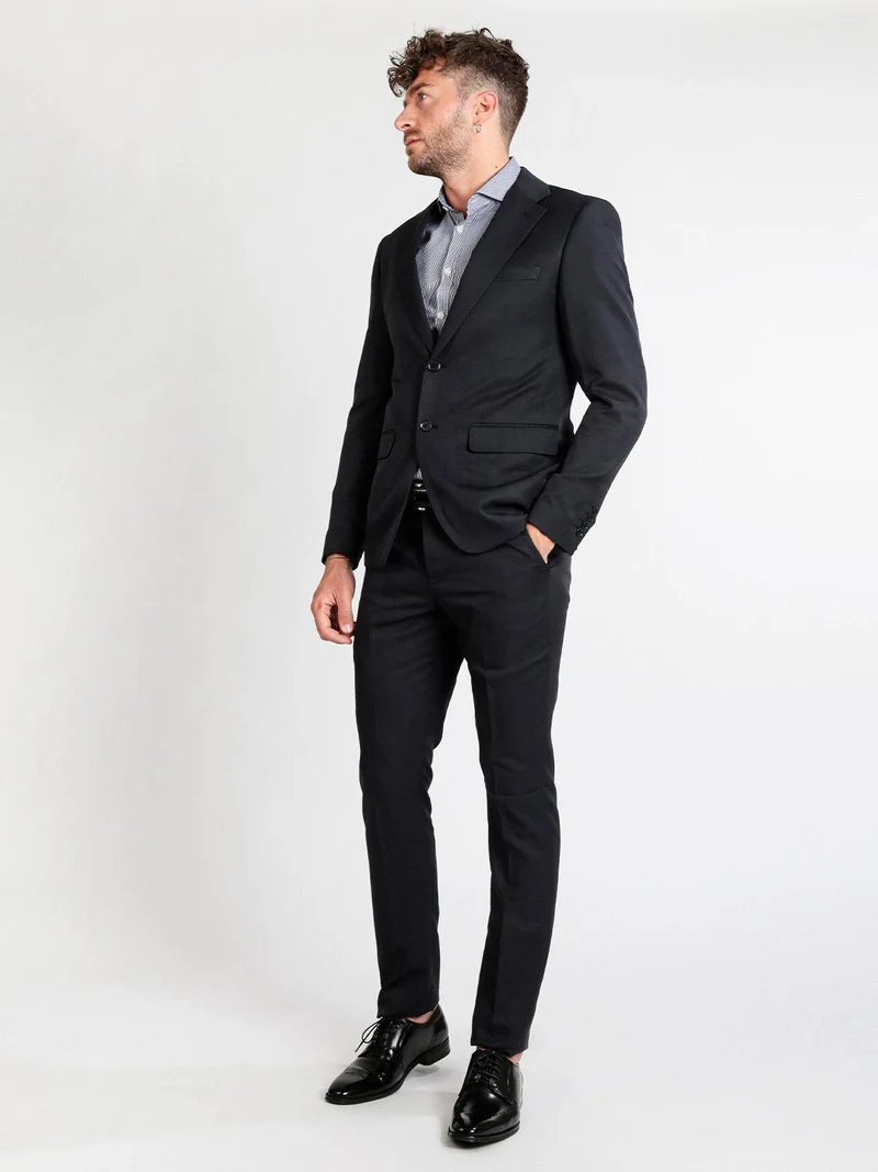 Completo elegante da uomo - blu scuro