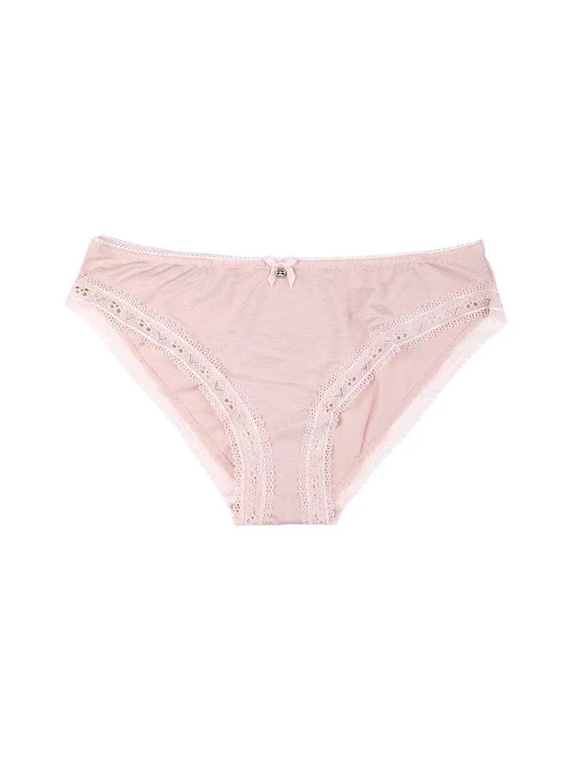 DARLING Slip donna con pizzo - cipria