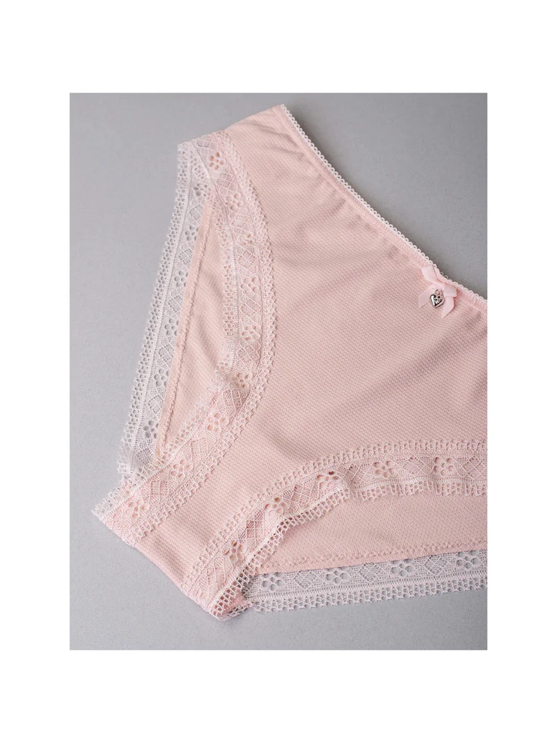 DARLING Slip donna con pizzo - cipria