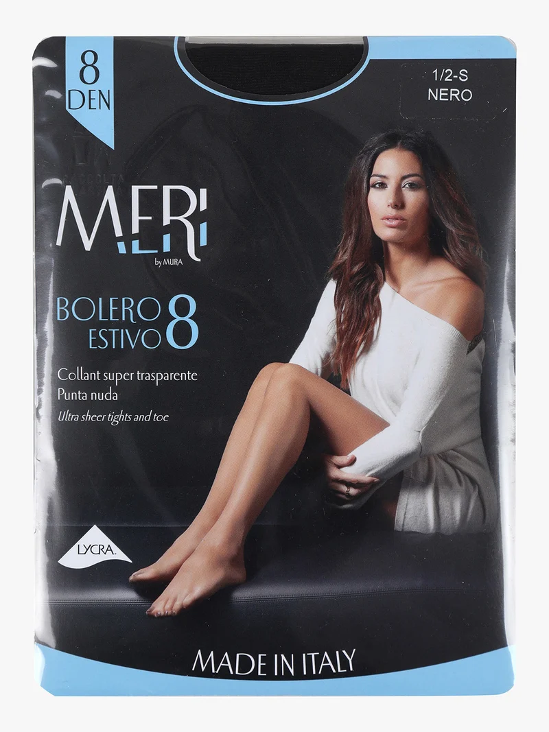 Collant estivo donna 8 denari - nero