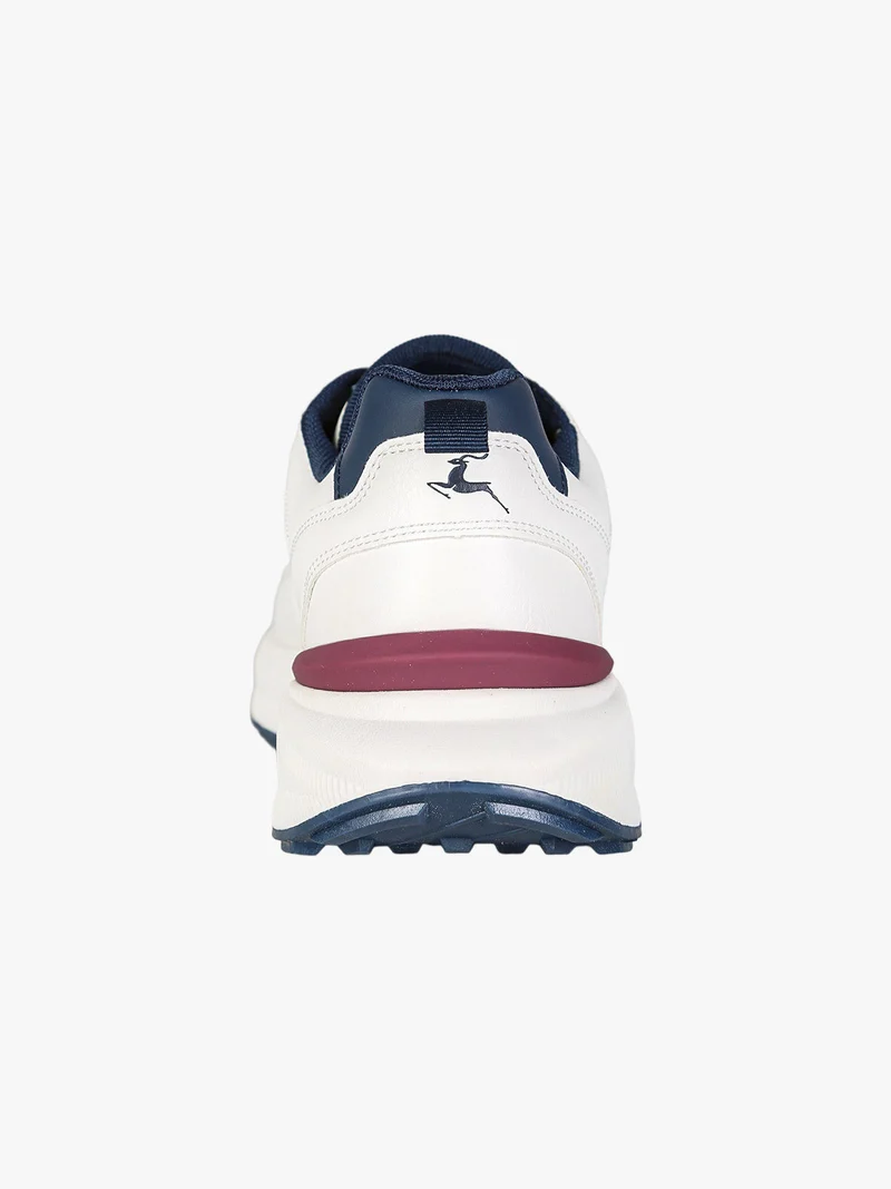 Sneakers stringate da uomo - bianco