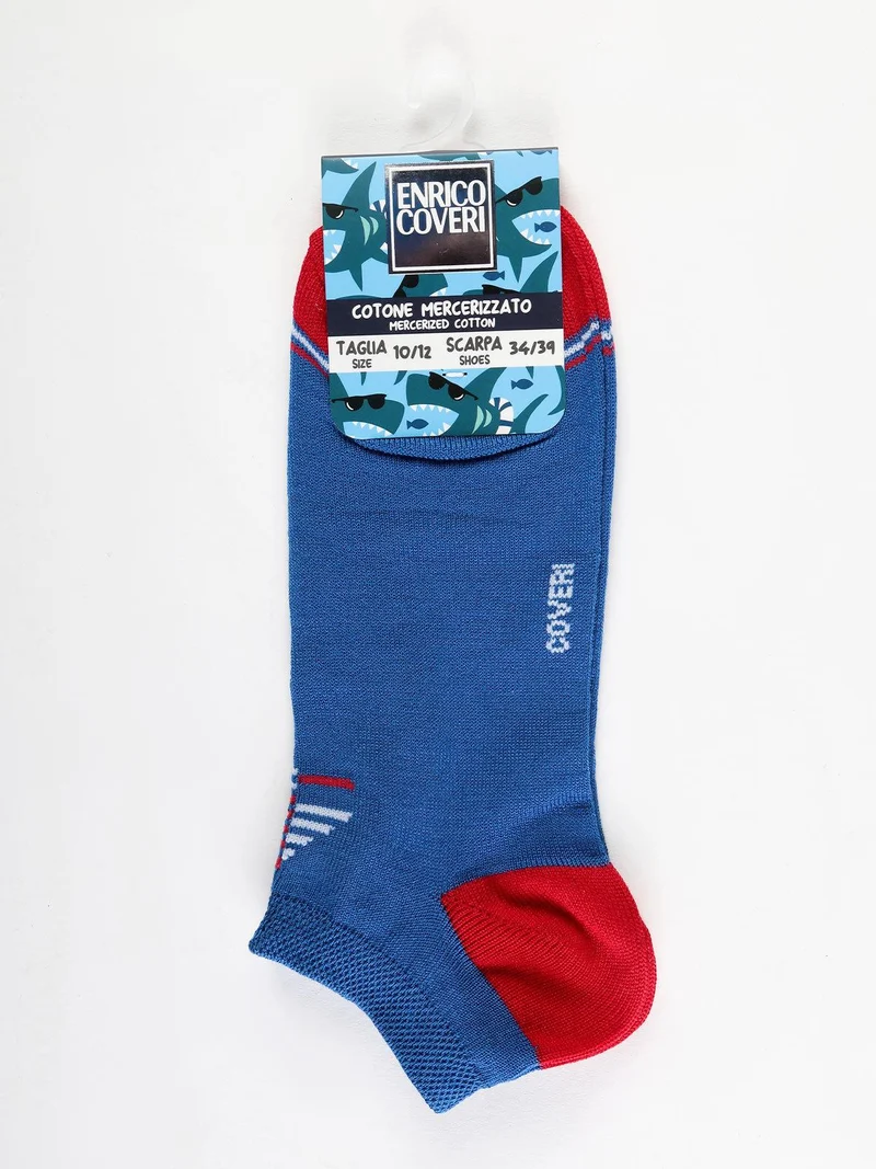salvapiede in cotone da bimbo - blu