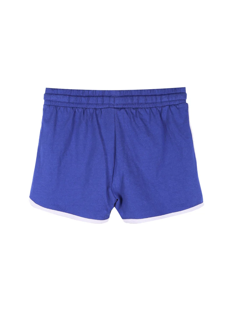 Shorts da ragazza in cotone - blu