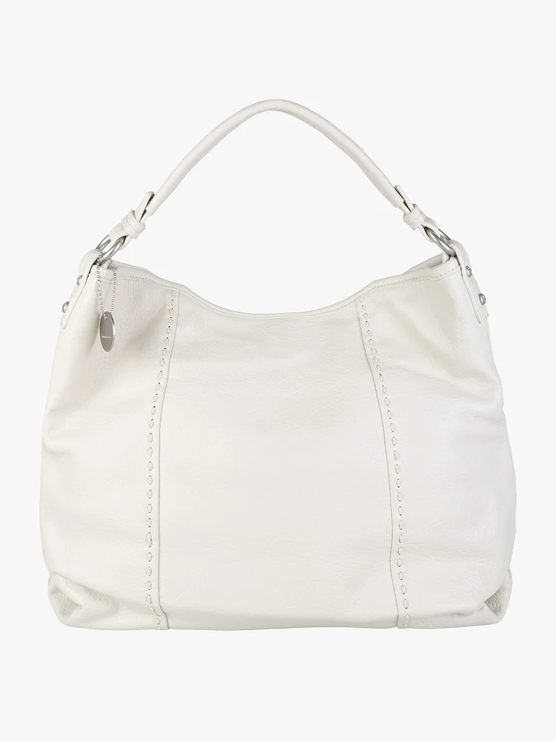 Borsa donna hobo in ecopelle - beige