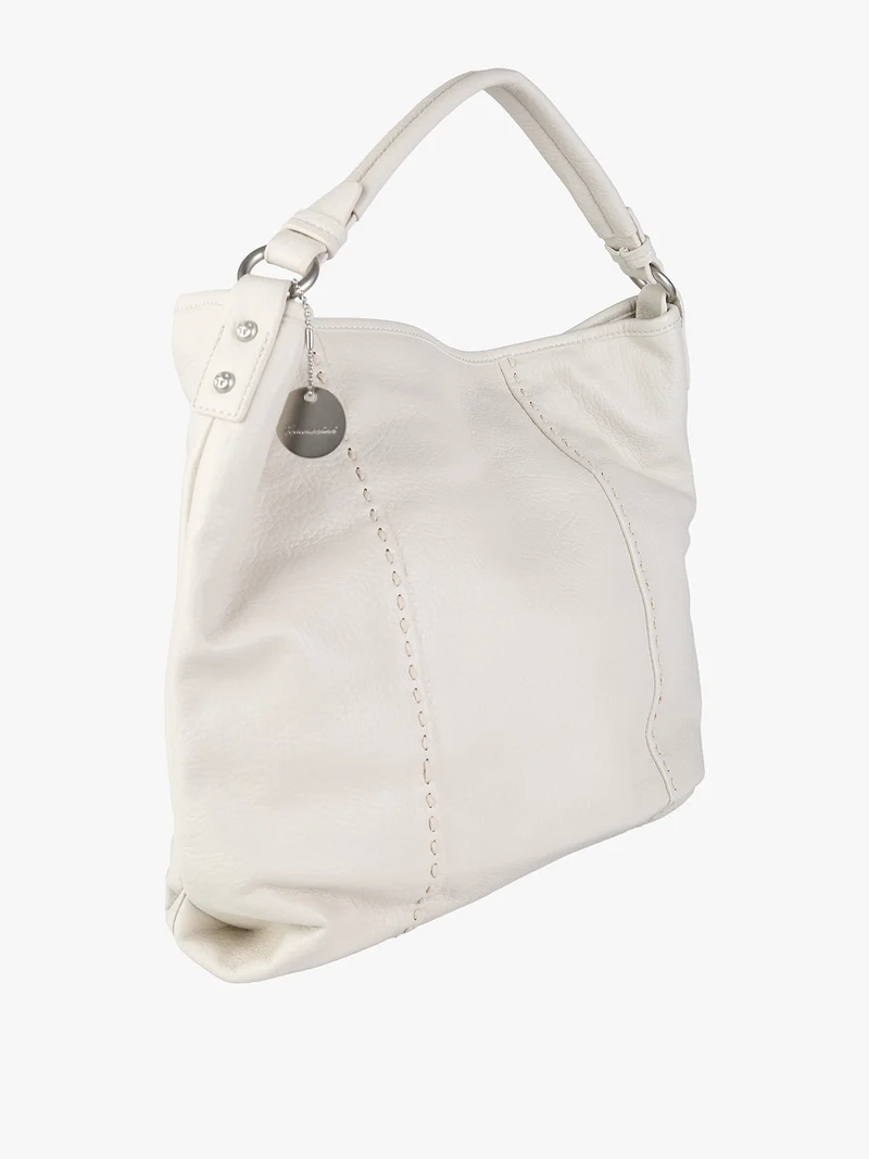 Borsa donna hobo in ecopelle - beige
