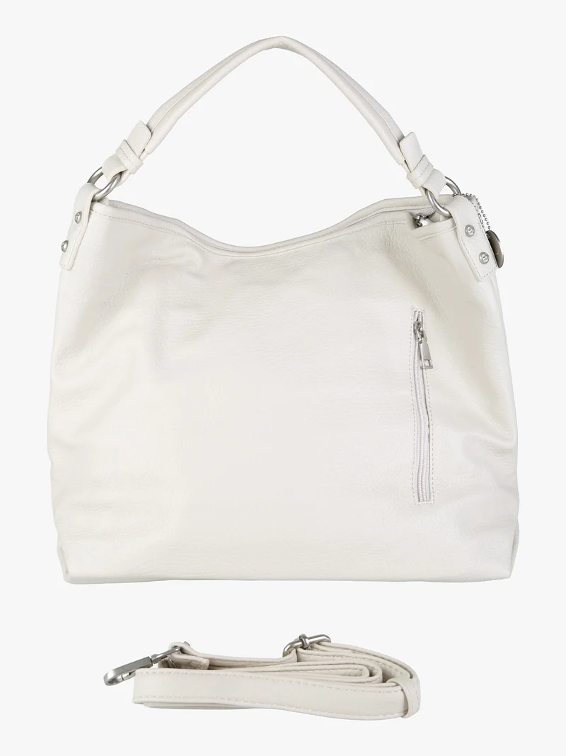 Borsa donna hobo in ecopelle - beige