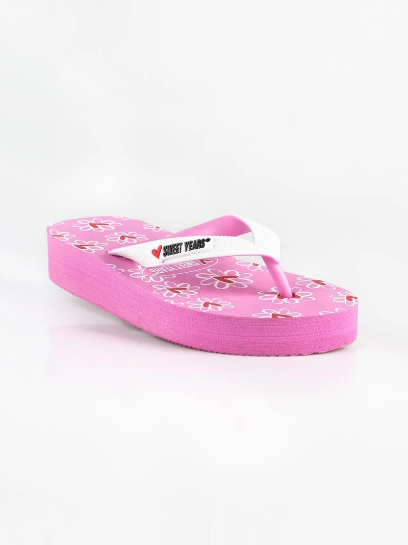 Infradito mare da bambina - fucsia