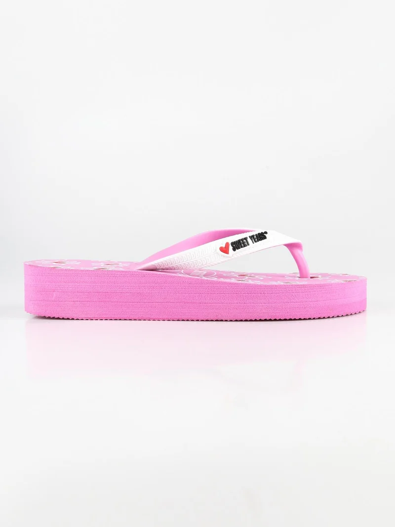 Infradito mare da bambina - fucsia