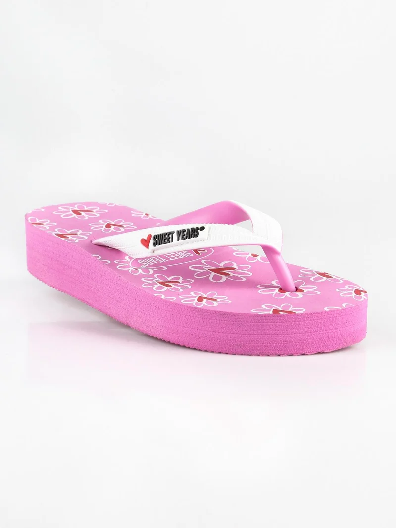 Infradito mare da bambina - fucsia