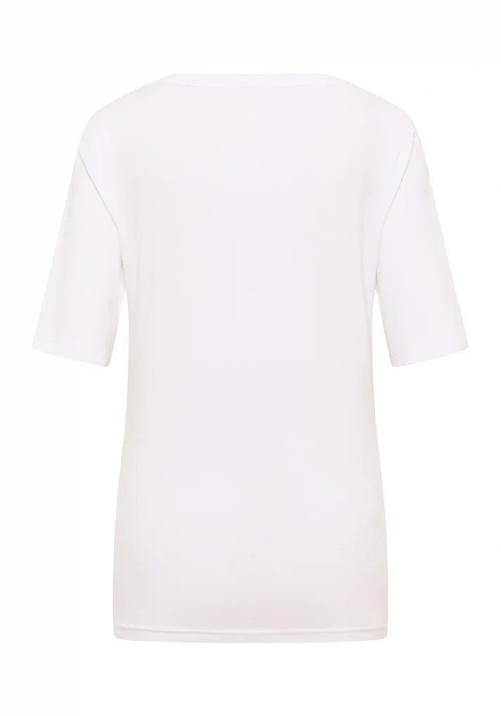 ELBSAND Siva T-Shirt Damen schmaler Schnitt Single Jersey