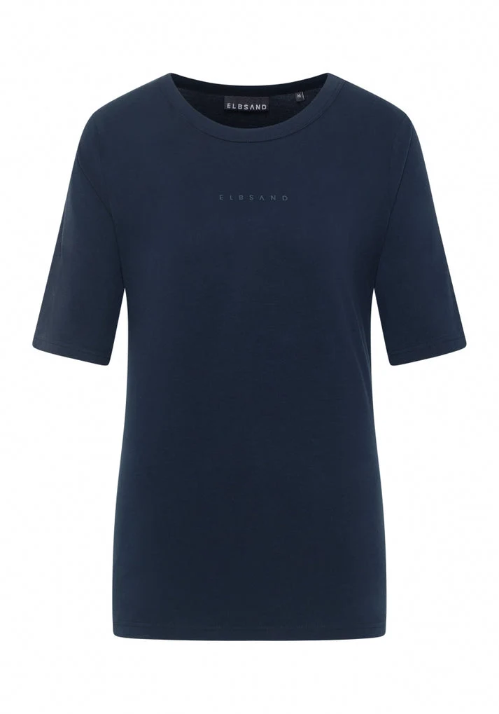 ELBSAND Siva T-Shirt Damen schmaler Schnitt Single Jersey