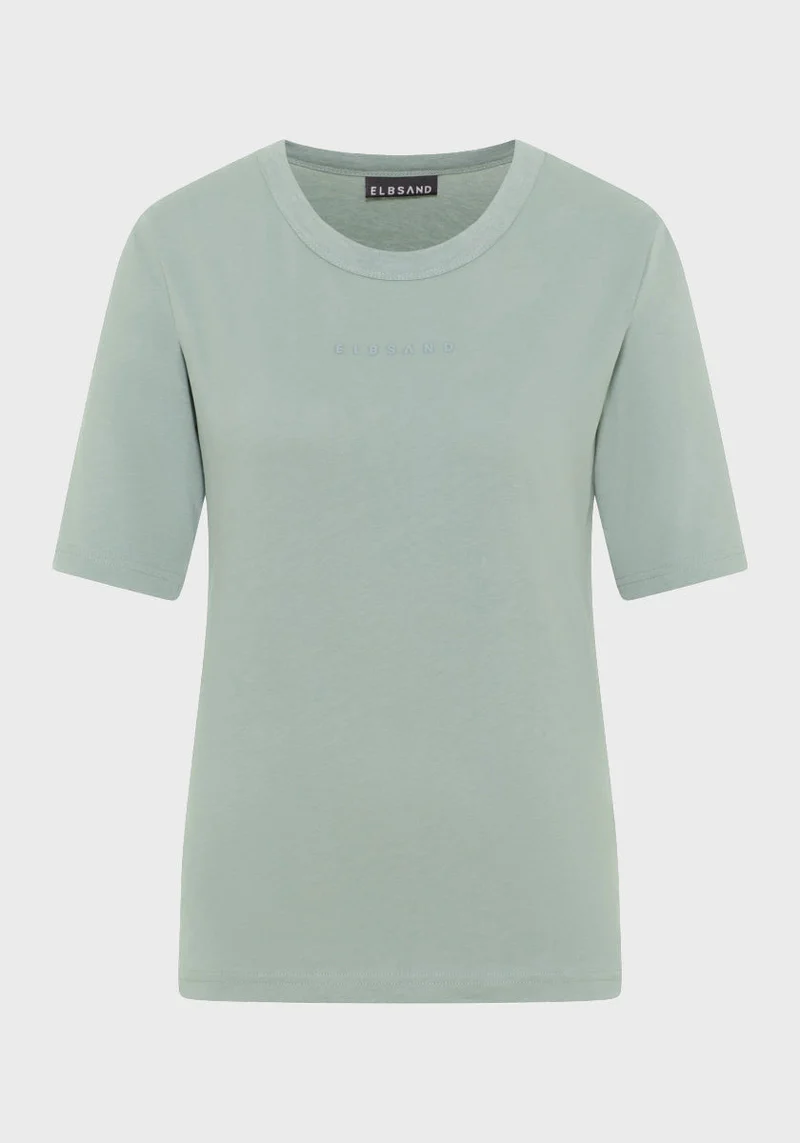 ELBSAND Siva T-Shirt Damen schmaler Schnitt Single Jersey