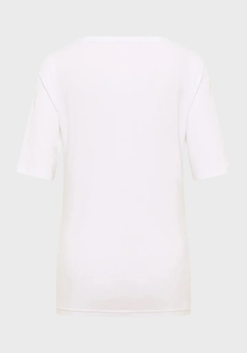 ELBSAND Siva T-Shirt Damen schmaler Schnitt Single Jersey