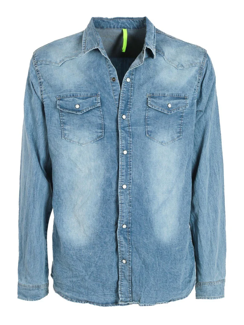 Camicia in jeans da uomo - jeans