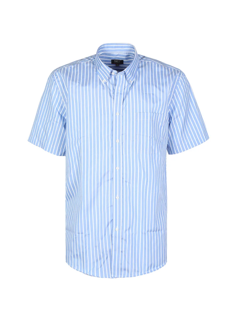 Camicia uomo manica corta - blu