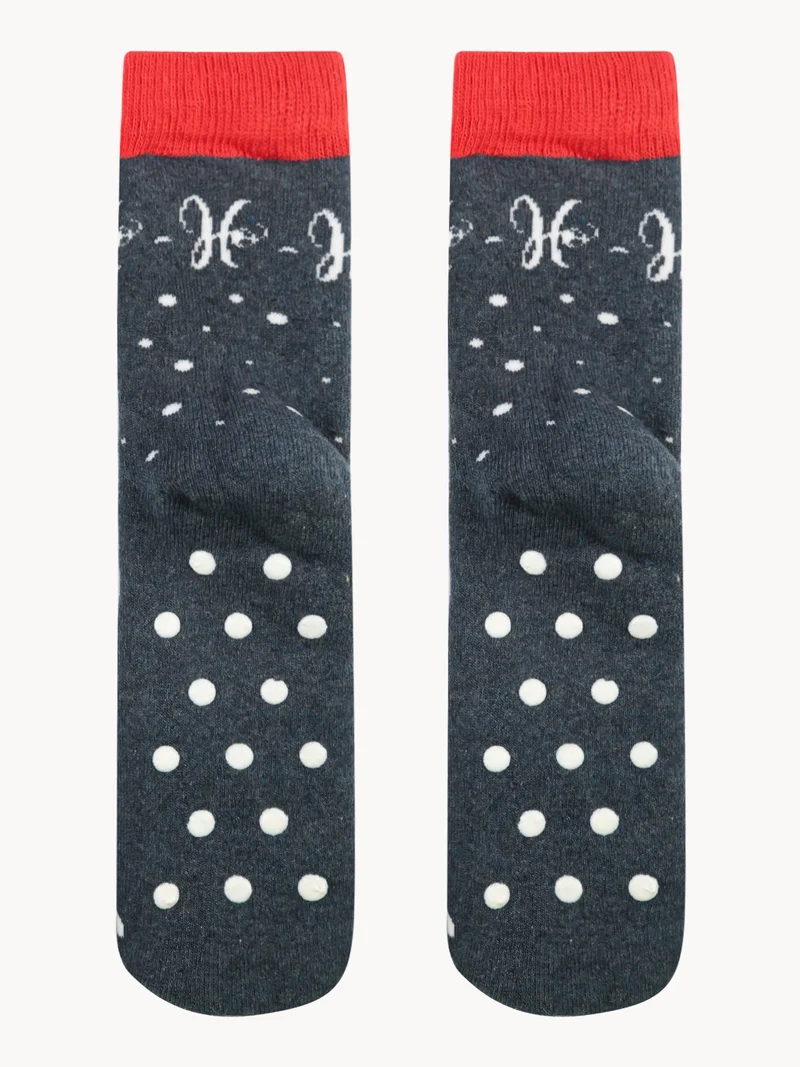 Calze antiscivolo natalizie per bambini - jeans